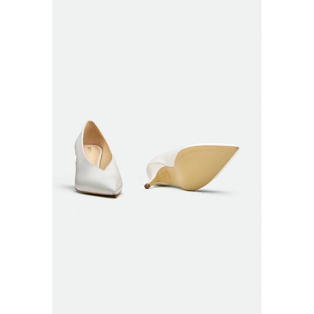 Oroh White Rotherham Stiletto Heels