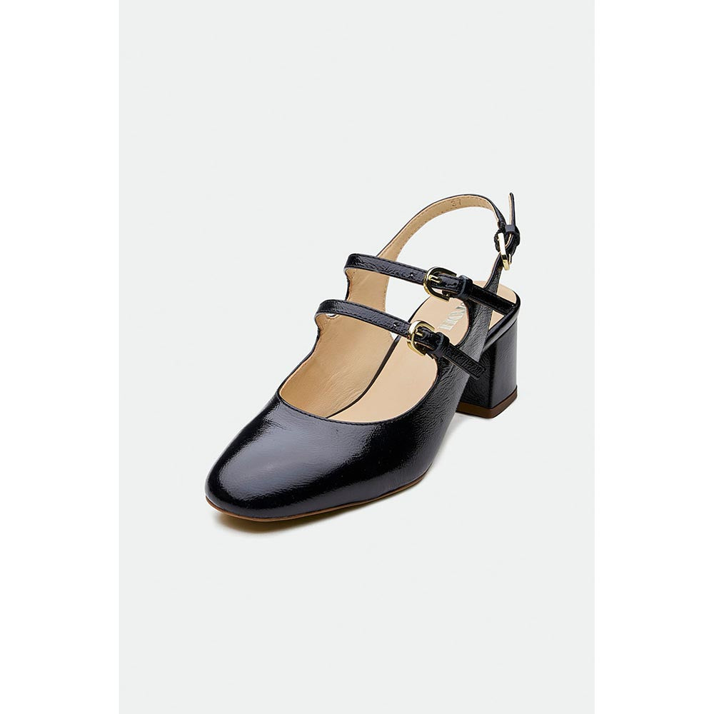 Oroh Black Birmingham Block Heels