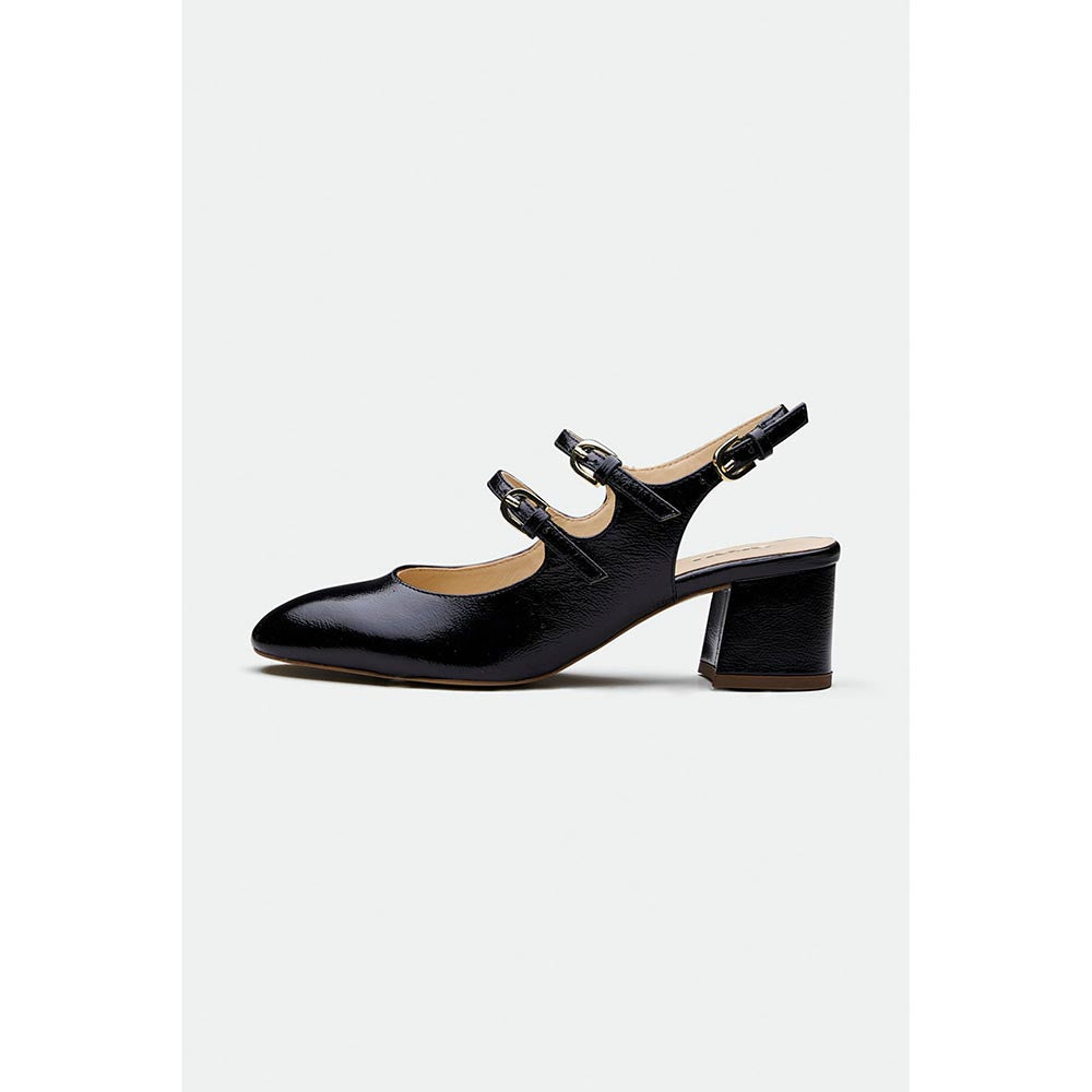 Oroh Black Birmingham Block Heels