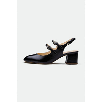 Oroh Black Birmingham Block Heels