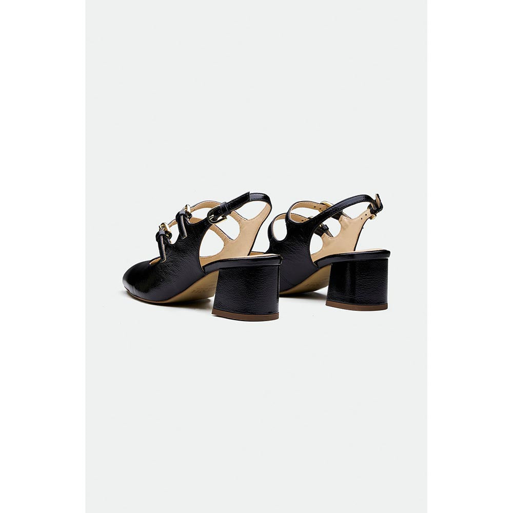 Oroh Black Birmingham Block Heels