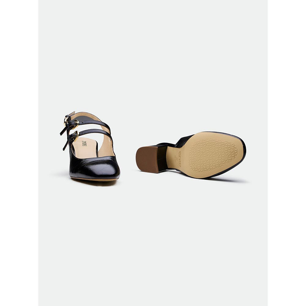 Oroh Black Birmingham Block Heels