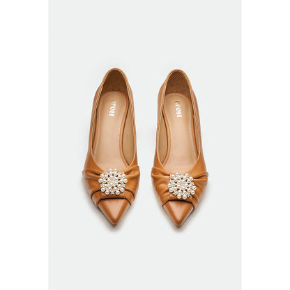 Oroh Tan Huddersfield Kitten Heels