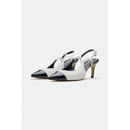 Oroh White Peterborough Stiletto Heels
