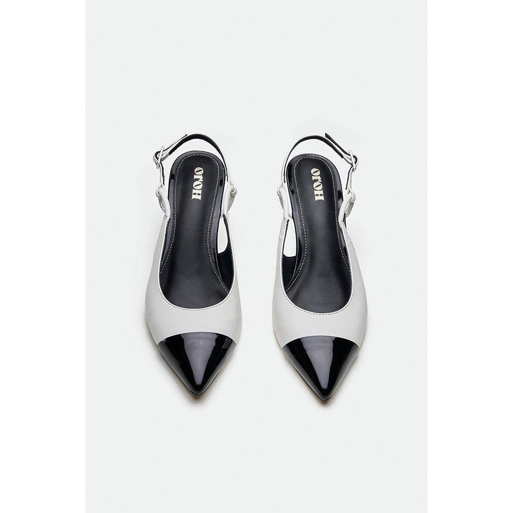 Oroh White Peterborough Stiletto Heels