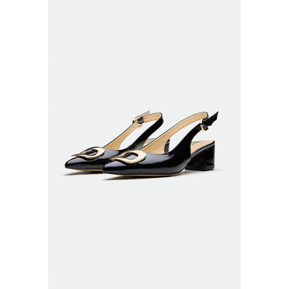 Oroh Black Derry Block Heels