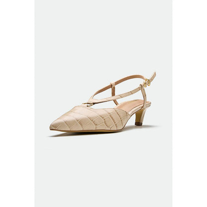 Oroh Beige Telford Kitten Heels