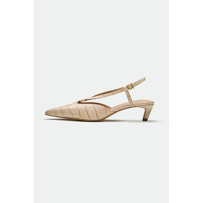Oroh Beige Telford Kitten Heels