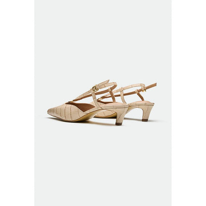 Oroh Beige Telford Kitten Heels