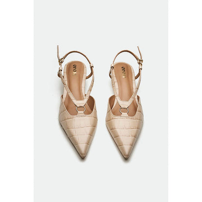 Oroh Beige Telford Kitten Heels