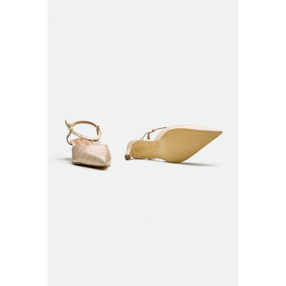 Oroh Beige Telford Kitten Heels
