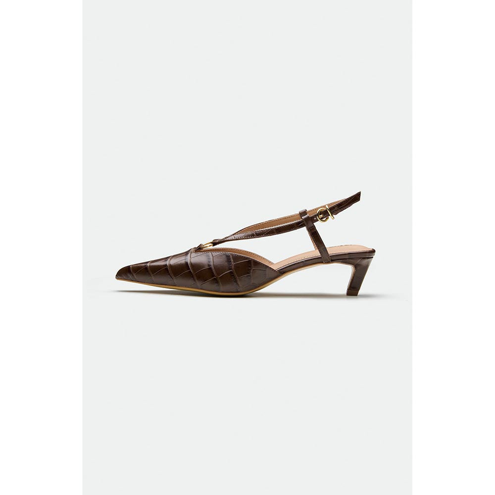 Oroh Brown Telford Kitten Heels
