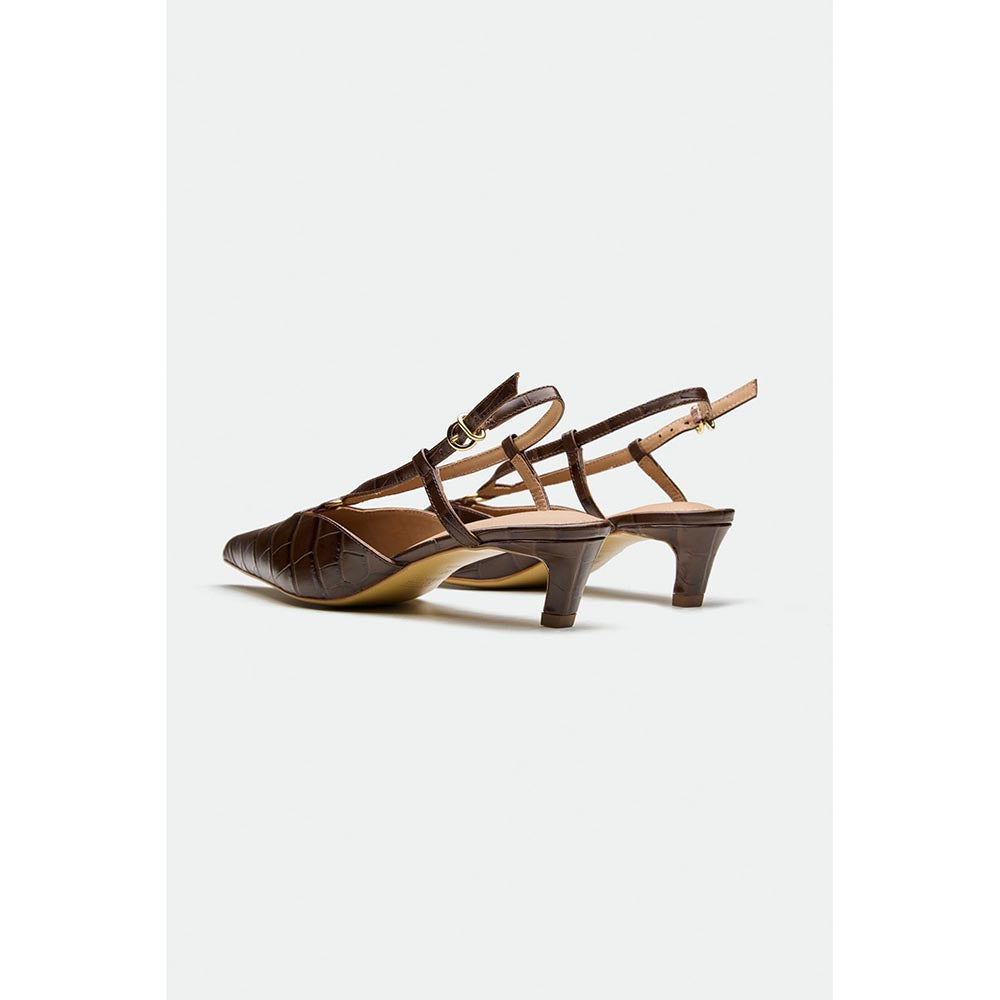 Oroh Brown Telford Kitten Heels
