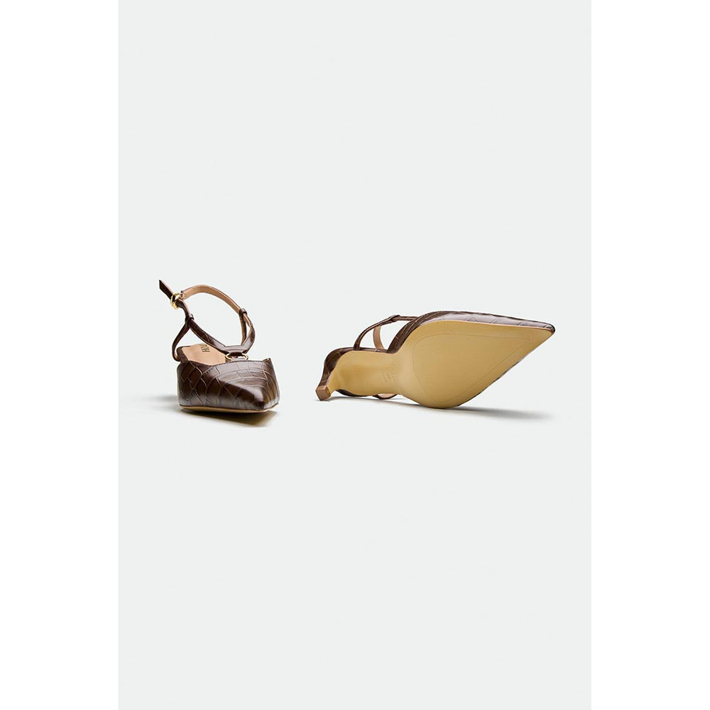 Oroh Brown Telford Kitten Heels
