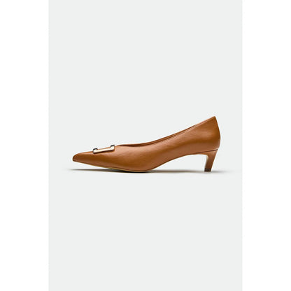 Oroh Tan Slough Kitten Heels