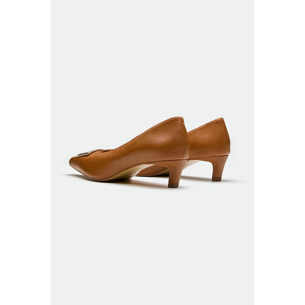 Oroh Tan Slough Kitten Heels