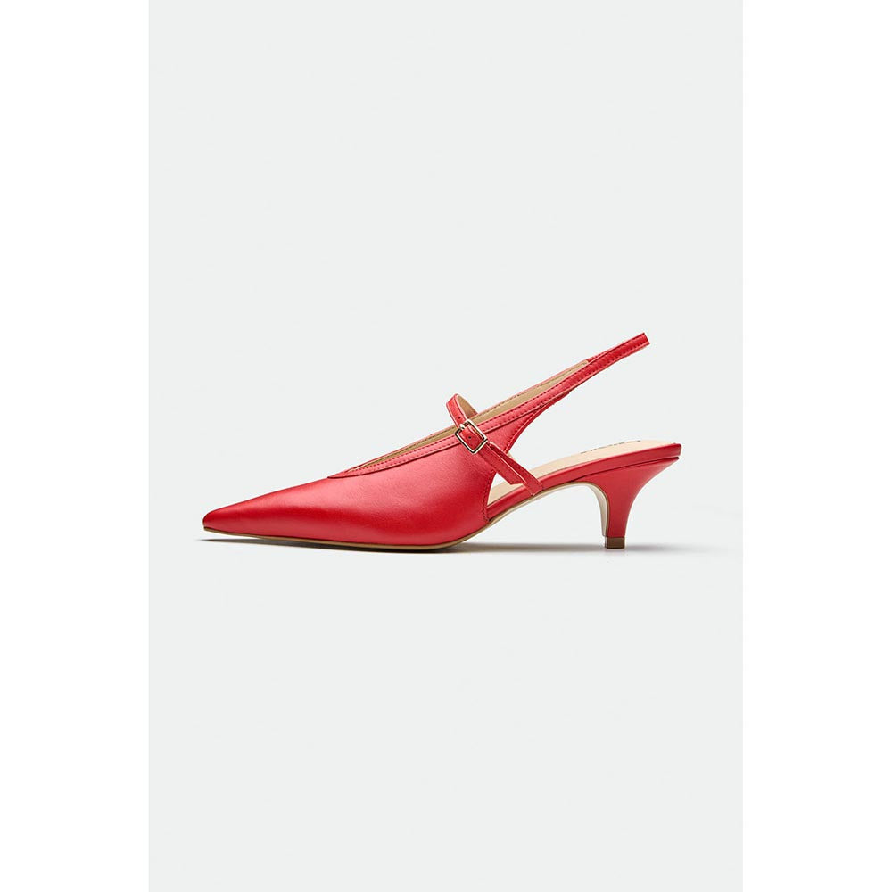 Oroh Red Blackpool Kitten Heels