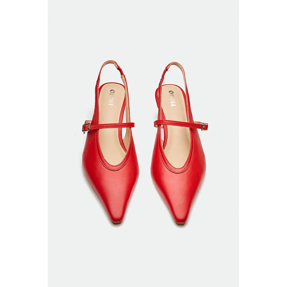 Oroh Red Blackpool Kitten Heels