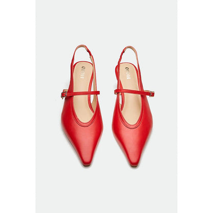 Oroh Red Blackpool Kitten Heels