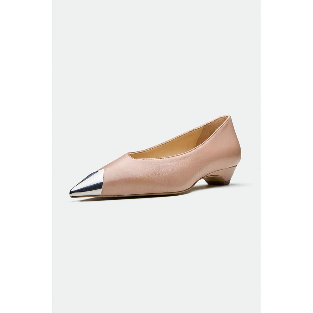 Oroh Pink Bolton Kitten Heels