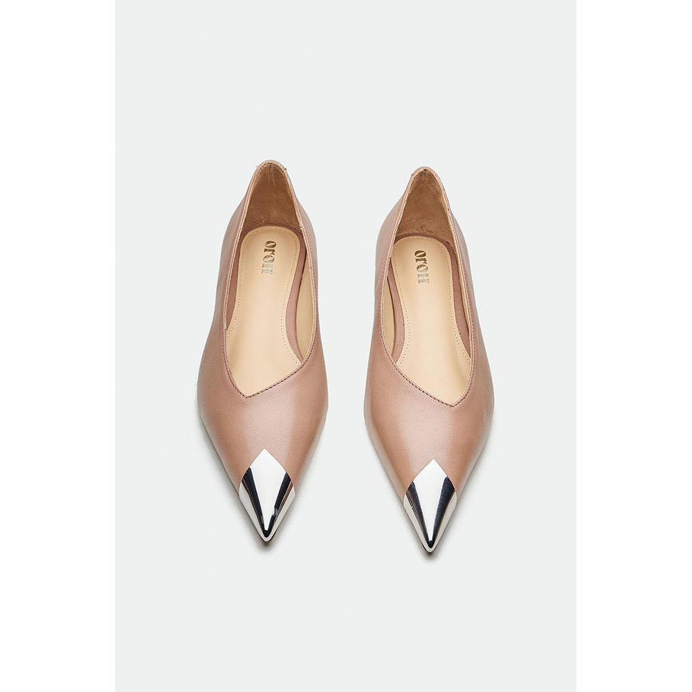 Oroh Pink Bolton Kitten Heels