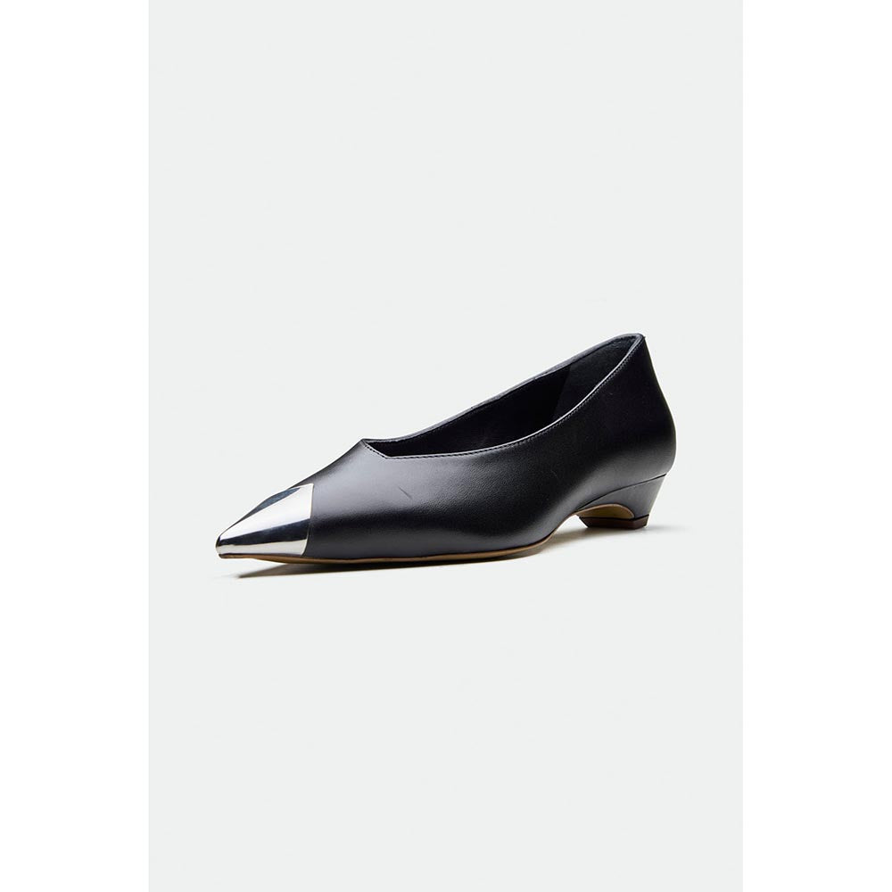 Oroh Black Bolton Kitten Heels