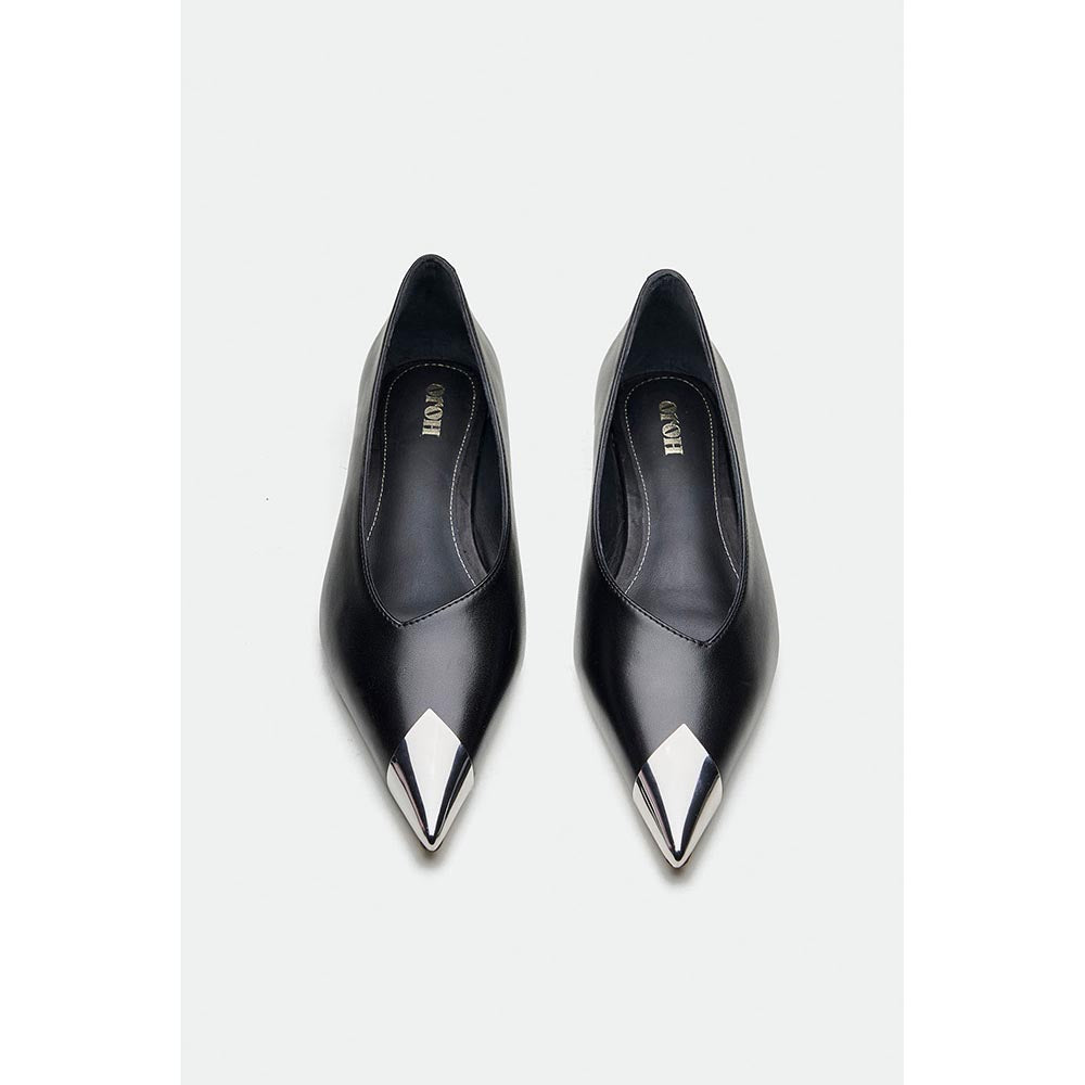 Oroh Black Bolton Kitten Heels