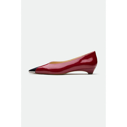 Oroh Red Bolton Kitten Heels