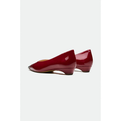 Oroh Red Bolton Kitten Heels