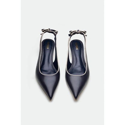Oroh Navy Blue Hastings Kitten Heels