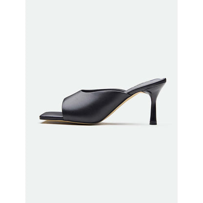 Oroh Cardiff Black Mule Heels