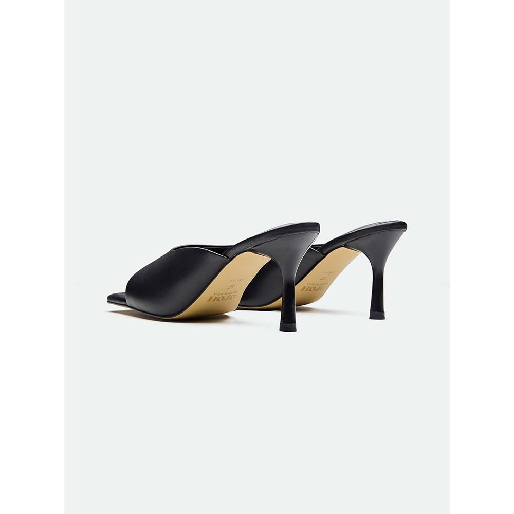 Oroh Cardiff Black Mule Heels