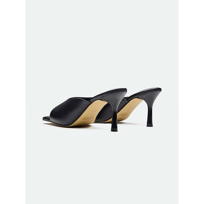 Oroh Cardiff Black Mule Heels