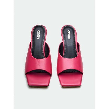 Oroh Cardiff Pink Mule Heels