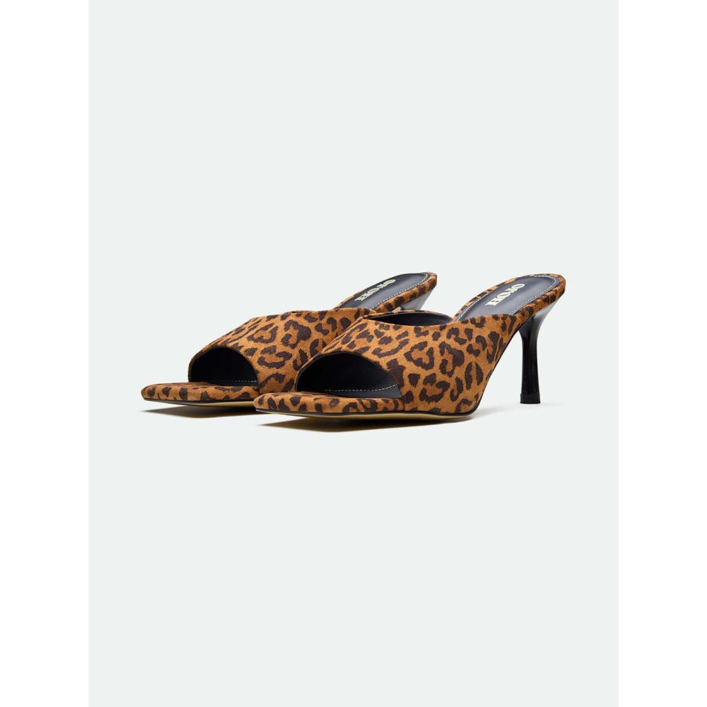 Oroh Cardiff Khaki Mule Heels