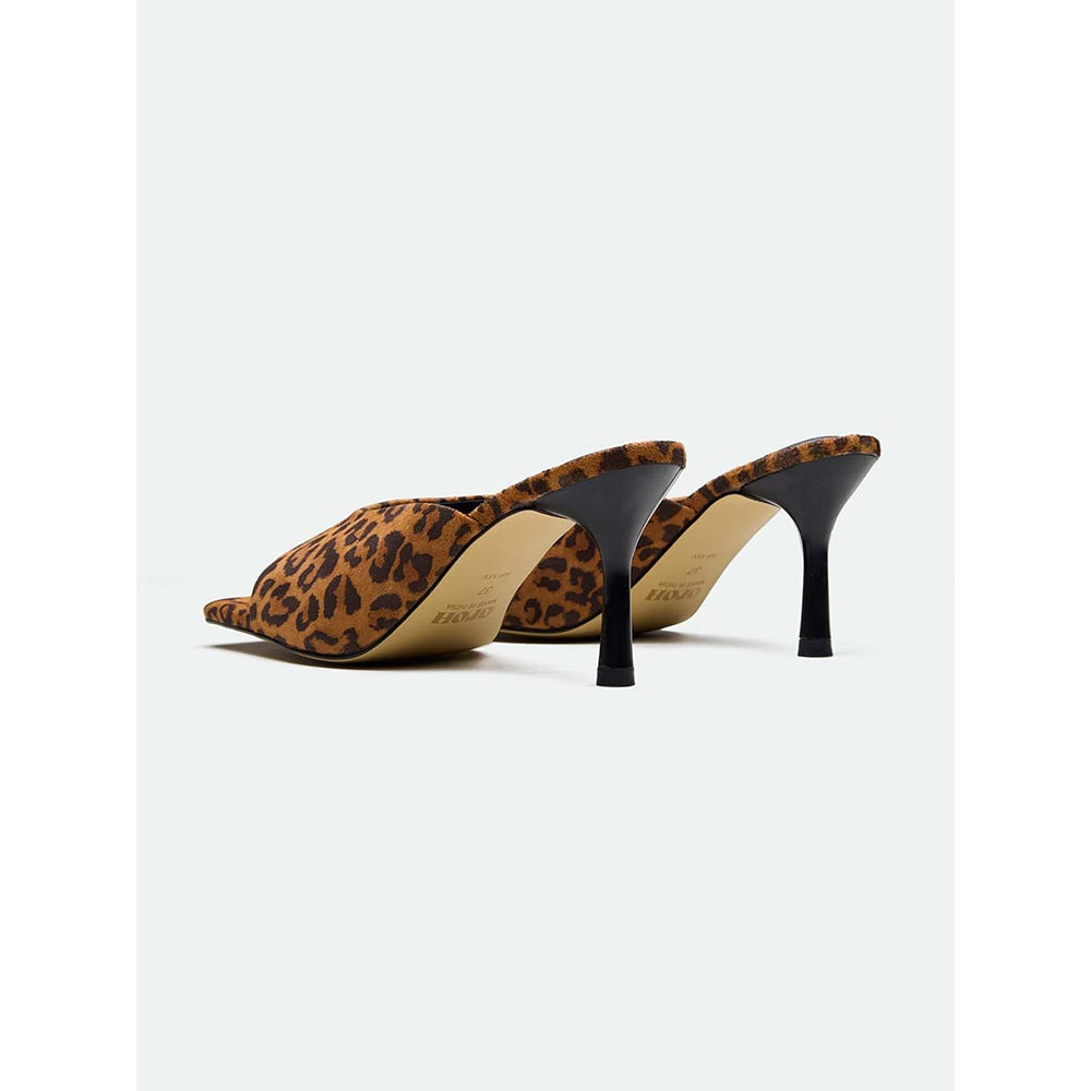 Oroh Cardiff Khaki Mule Heels