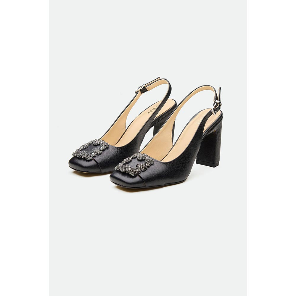 Oroh Black Sugilite Heels
