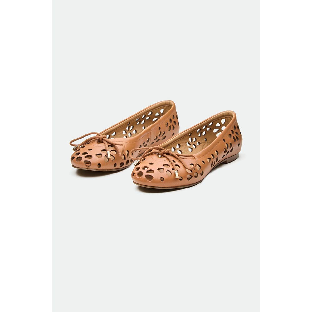 Oroh Tan Bury Ballerinas