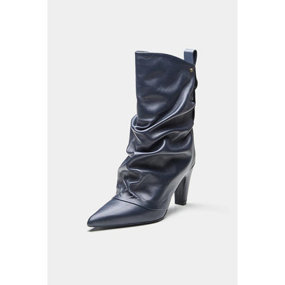 Oroh Navy Blue Adriana Casual Boots