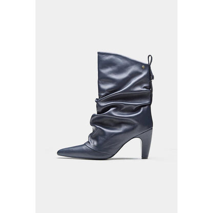 Oroh Navy Blue Adriana Casual Boots