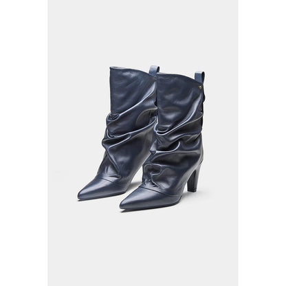 Oroh Navy Blue Adriana Casual Boots