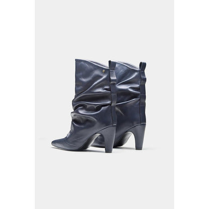 Oroh Navy Blue Adriana Casual Boots