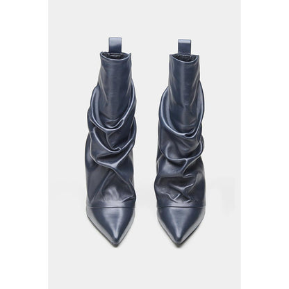 Oroh Navy Blue Adriana Casual Boots