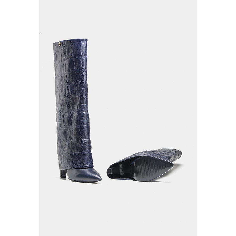 Oroh Navy Blue Katherine Casual Boots