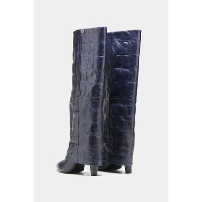 Oroh Navy Blue Katherine Casual Boots
