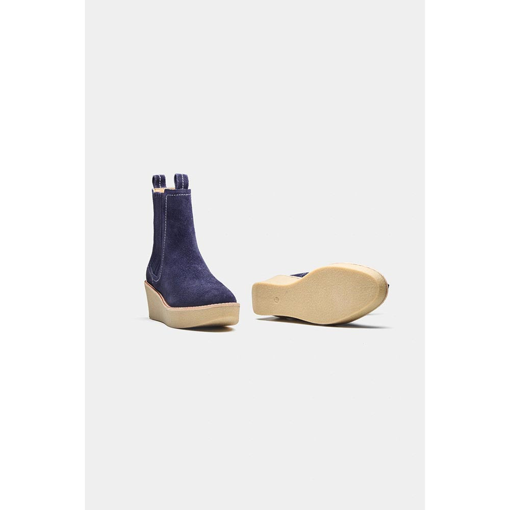 Oroh Navy Blue Elisa Casual Boots