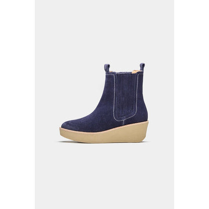 Oroh Navy Blue Elisa Casual Boots