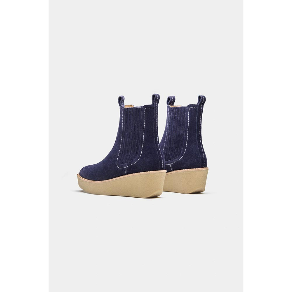 Oroh Navy Blue Elisa Casual Boots