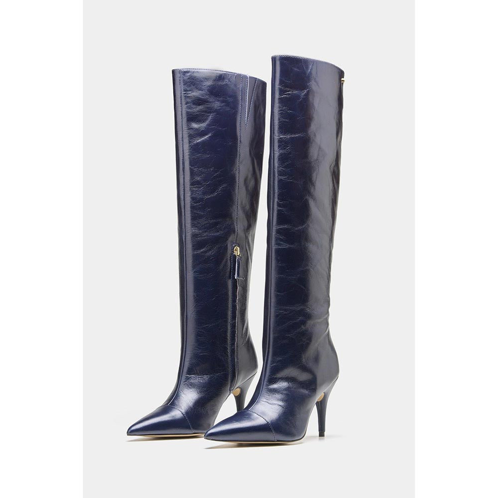 Oroh Navy Blue Renata Casual Boots