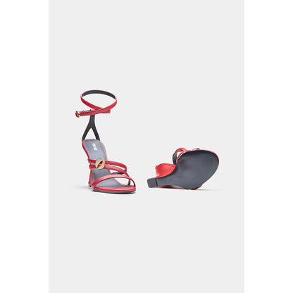 Oroh Angelina Wedges Heels - Red